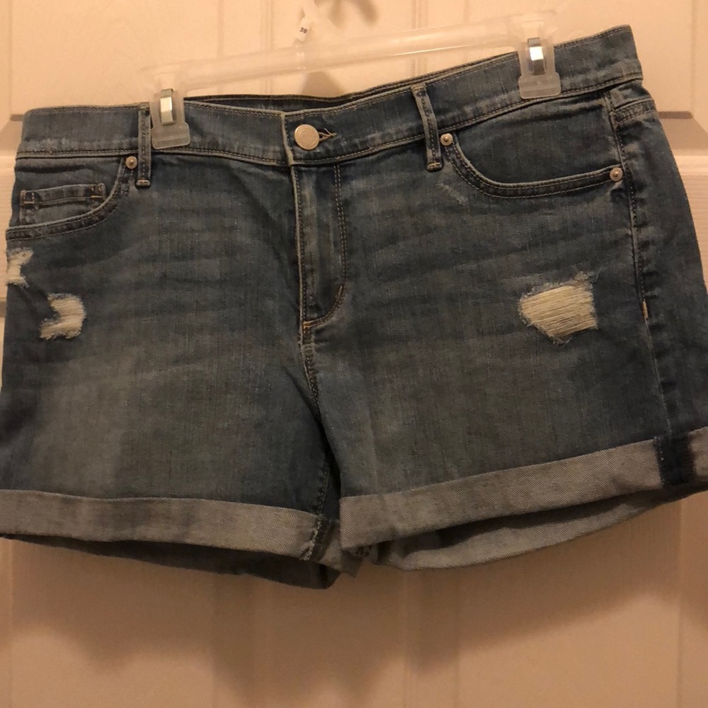 Denim shorts